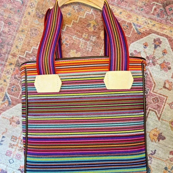 Consuela Ale Classic tote bag purse multicolor large - Picture 1 of 7